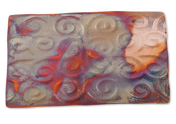 Multicolored metal